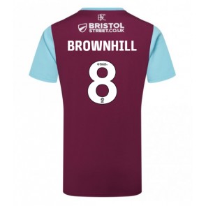 Burnley Josh Brownhill #8 Hemmatröja 2024-25 Kortärmad